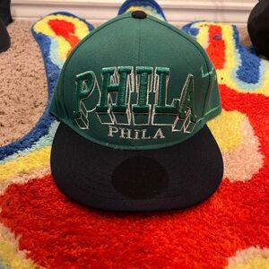 Green and Black PHILA Cap